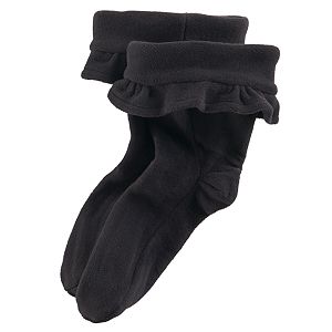 Girls 7-16 Ruffled Fleece Rainboot Liners