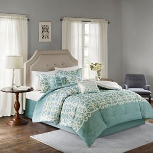 Madison Park Novella Blue 7-piece Comforter Set