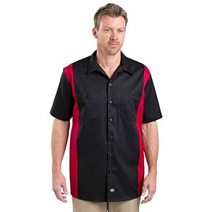 Men's Dickies Regular-Fit Colorblock Button-Down Work Shirt