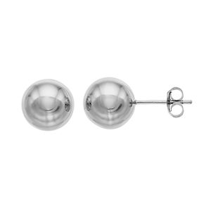 Sterling Silver Ball Stud Earrings