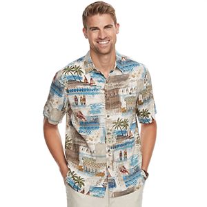 Men's Batik Bay Classic-Fit Tropical Soft Touch Pocket Button-Down Shirt