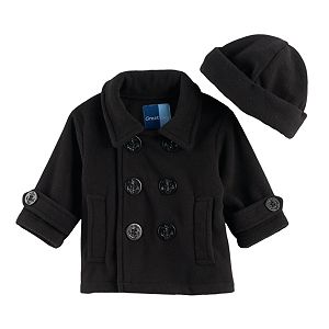 Toddler Boy Great Guy 2-pc. Peacoat Midweight Jacket & Hat Set