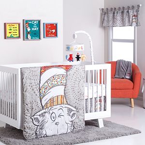 Trend Lab Dr. Seuss The Cat in the Hat 4-pc. Crib Bedding Set