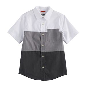 Boys 8-20 Urban Pipeline® Colorblock MaxWear Button-Down Shirt