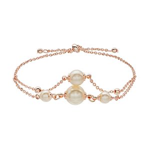 LC Lauren Conrad Simulated Pearl Pull Tie Bracelet