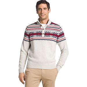 Men's IZOD Regular-Fit Fairisle Mockneck Sweater