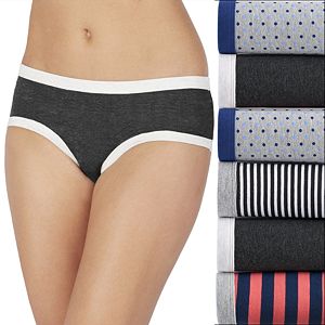 Juniors' Saint Eve 6-pack Hipster Panties 516422P6