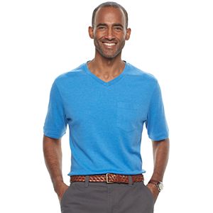 Men's Croft & Barrow® V-Neck Interlock Performance Tee