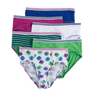 Girls 4-16 Hanes 6-pk. CoolDRI Comfort Briefs