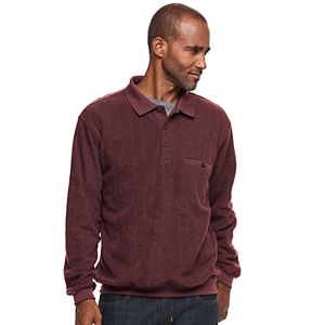 Big & Tall Safe Harbor Classic-Fit Banded-Bottom Polo