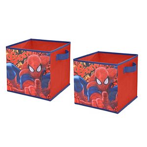 Marvel Spiderman 2-pack Collapsible Storage Cubes