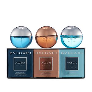 Bvlgari Minis Aqua Pour Homme Men's Cologne Gift Set