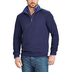 Big & Tall Chaps Classic-Fit Quarter-Zip Pullover Sweater