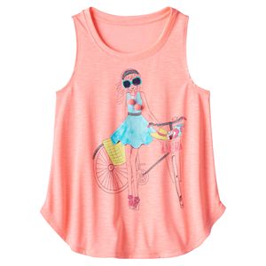 Girls 7-16 SO® Curved Hem Swing Tank Top