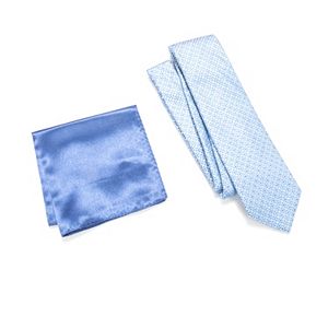 Men's Croft & Barrow® Patterned Tie & Pocket Square Set