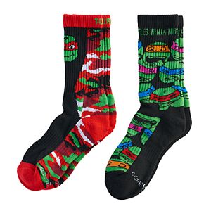 Boys 4-20 Teenage Mutant Ninja Turtle 2-Pack Crew Socks