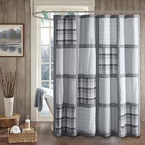 Woolrich Huntington Cotton Pieced Shower Curtain