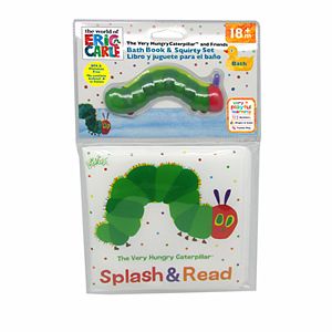 Eric Carle The Very Hungry Caterpillar Bath Book & Squirty Set