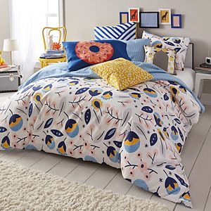 Scribble Floral Medley Duvet Cover Set