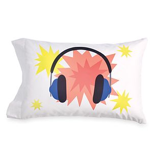 Scribble Headphone Pillowcase