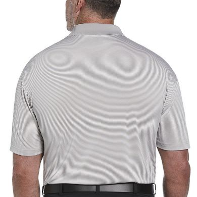 Big & Tall Grand Slam Off Course Regular-Fit Striped Performance Golf Polo