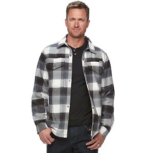 Big & Tall Men's Columbia Fireside Flame II Plaid Shirt Jacket