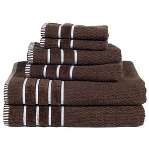Portsmouth Home Rice Weave 6-piece Bath Towel Set
