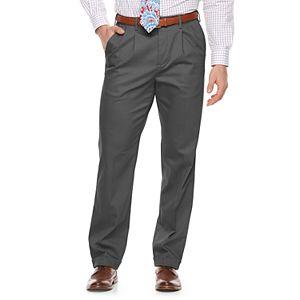 Men's Croft & Barrow® Classic-Fit Pleated No-Iron Stretch Pants
