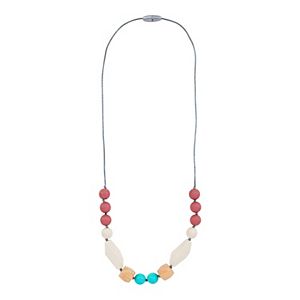 Itzy Ritzy Teething Happens Chewable Mom Jewelry Beaded Necklace