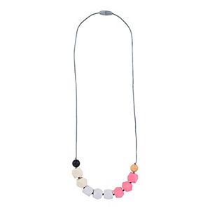 Itzy Ritzy Teething Happens Chewable Mom Jewelry Necklace