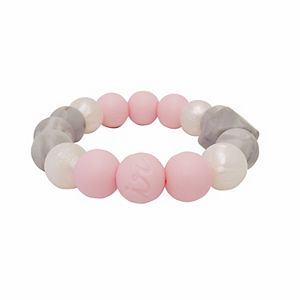 Itzy Ritzy Teething Happens Chewable Mom Jewelry Beaded Bracelet