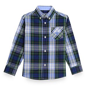 Boys 8-20 Chaps Plaid Button-Down Shirt