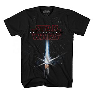 Boys 8-20 Star Wars: Episode VIII The Last Jedi Saber Rey Graphic Tee