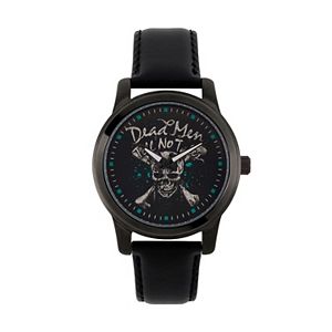 Disney's Pirates Of The Caribbean: Dead Men Tell No Tales Men's Leather Watch
