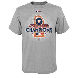 Boys 8-20 Houston Astros 2017 World Series Champions Locker Room Tee