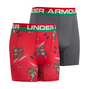 Boys 6-20 Under Armour Elf 2-Pack Boxer Briefs