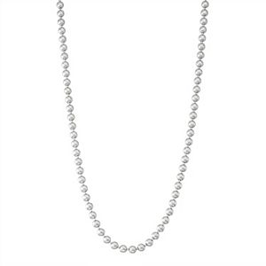 Men's Sterling Silver Ball Chain Necklace