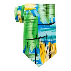 Men's Jerry Garcia Silk Tie & Collector's Pin Set