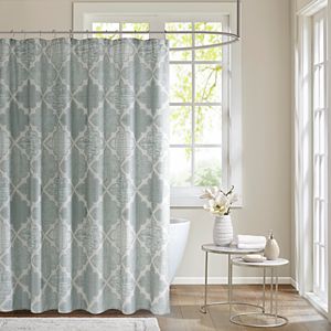 Madison Park Karyna Cotton Sateen Shower Curtain