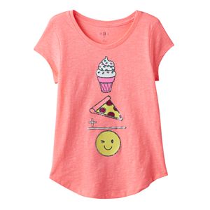 Girls Plus Size SO® Curved-Hem Graphic Tee