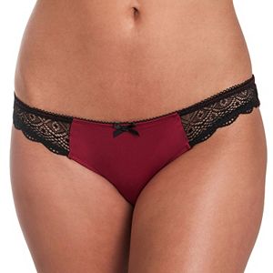 Candie's® Geometric Lace Bikini Panty ZZ73U195Z