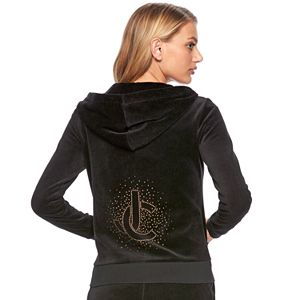 Women's Juicy Couture Embellished Hoodie Jacket!