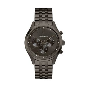 Caravelle Men's Gunmetal Ion-Plated Stainless Steel Chronograph Watch - 45A141