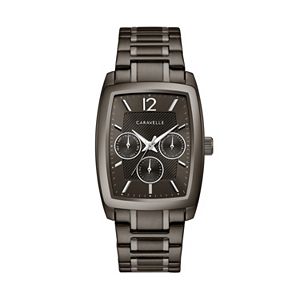Caravelle Men's Gunmetal Ion-Plated Stainless Steel Watch - 45C114