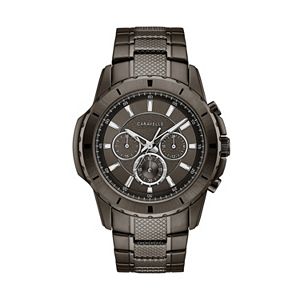 Caravelle Men's Gunmetal Ion-Plated Stainless Steel Chronograph Watch - 45A142