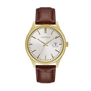 Caravelle Men's Leather Watch - 44B115