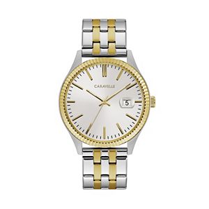 Caravelle Men's Two Tone Stainless Steel Watch - 45B148