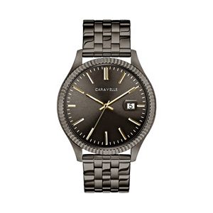 Caravelle Men's Gunmetal Ion-Plated Stainless Steel Watch - 45B149
