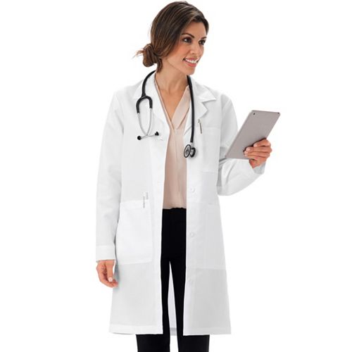 Women's overcoats for doctors or lab workers
