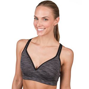 Jockey Sport Bra: Space-Dye Molded Medium-Impact Sports Bra 8767